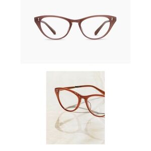 Mr. Leight Ivy C Rosewood Reading Glasses Cat Eye Glasses